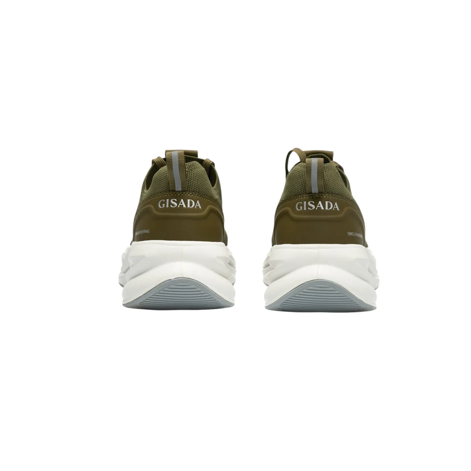 Gisada Knit Runner High sneakers army pustende mesh