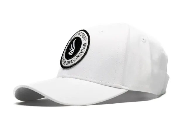Gisada 8001 caps svart bomullstvilling badge