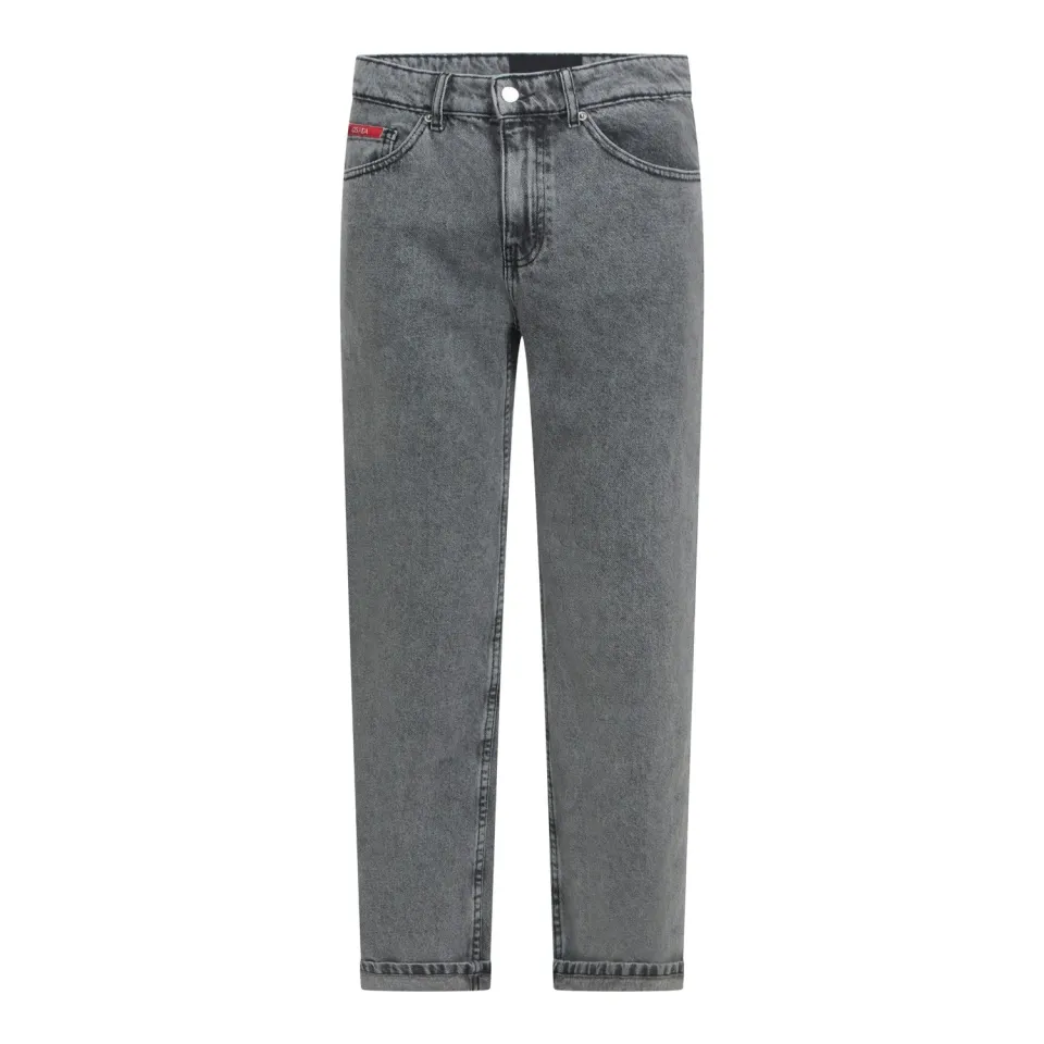 Gisada Heritage 1105 jeans snøgrå regular fit