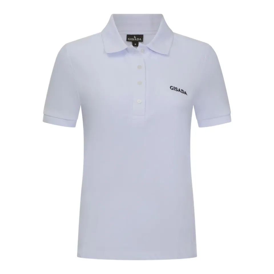 Gisada Cape Town polo hvit slim fit dame