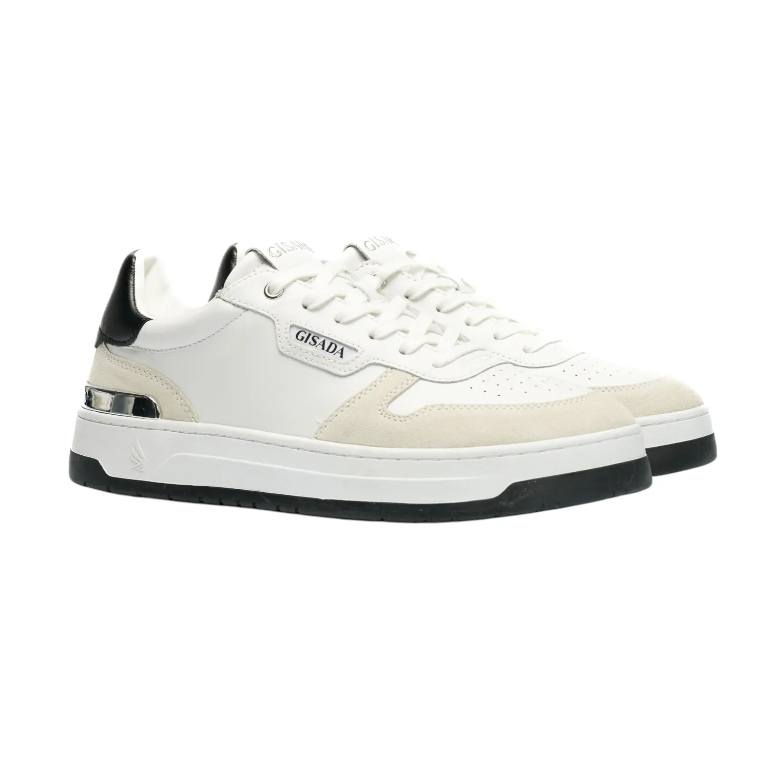 Gisada LA 17001 sneakers Hvit/Svart skinn