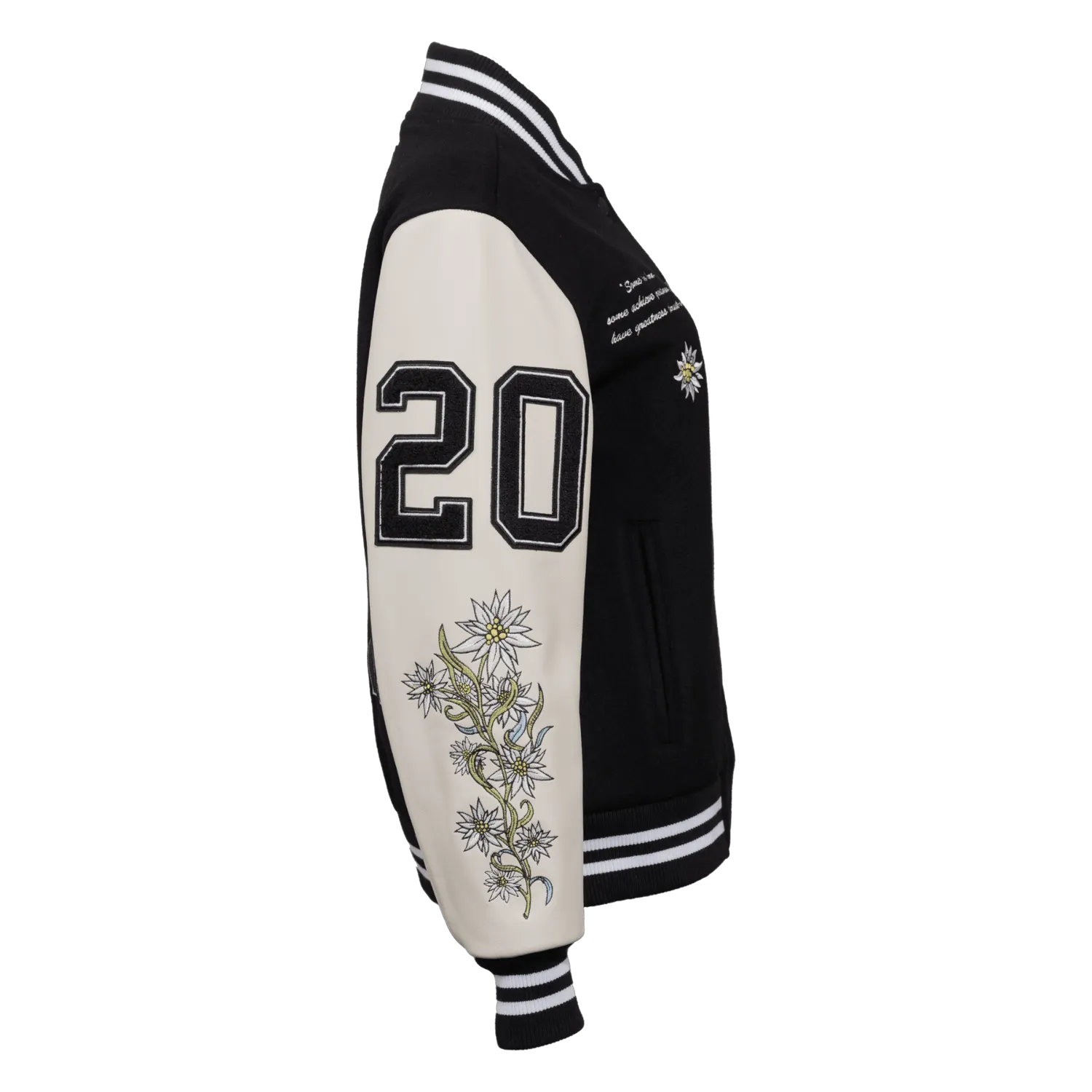 Gisada 1608 varsityjakke svart ull dame