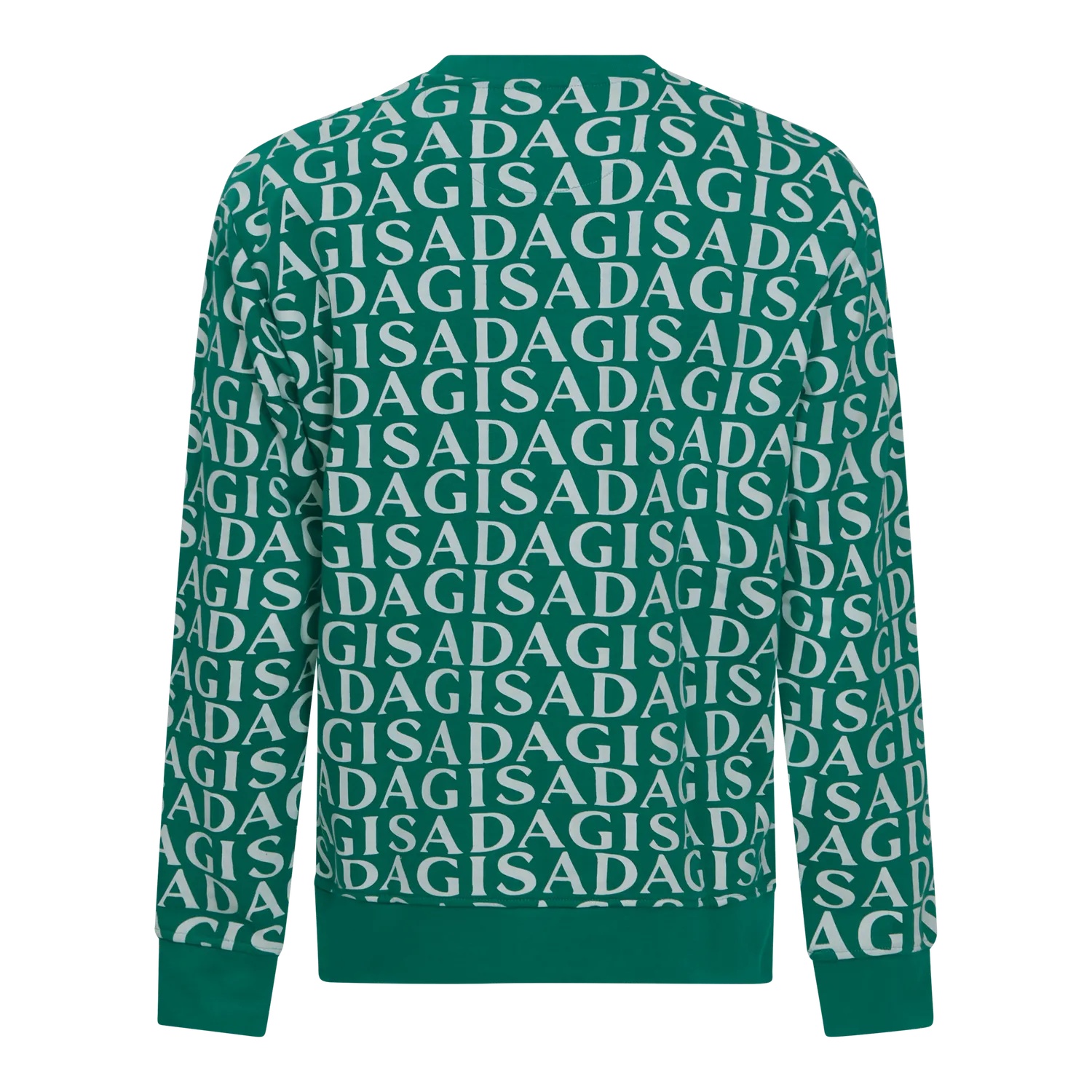 Gisada 3004 sweatshirt herre smaragdgrønn bomull