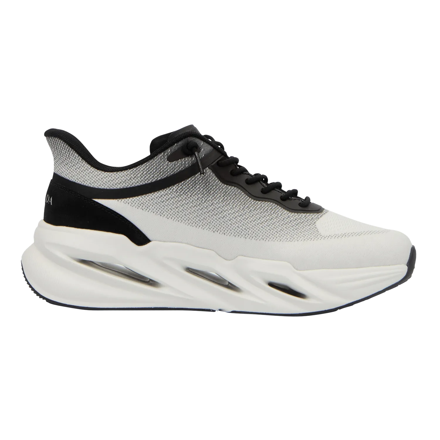 Gisada Runner high-top sneakers hvit/svart tekstil