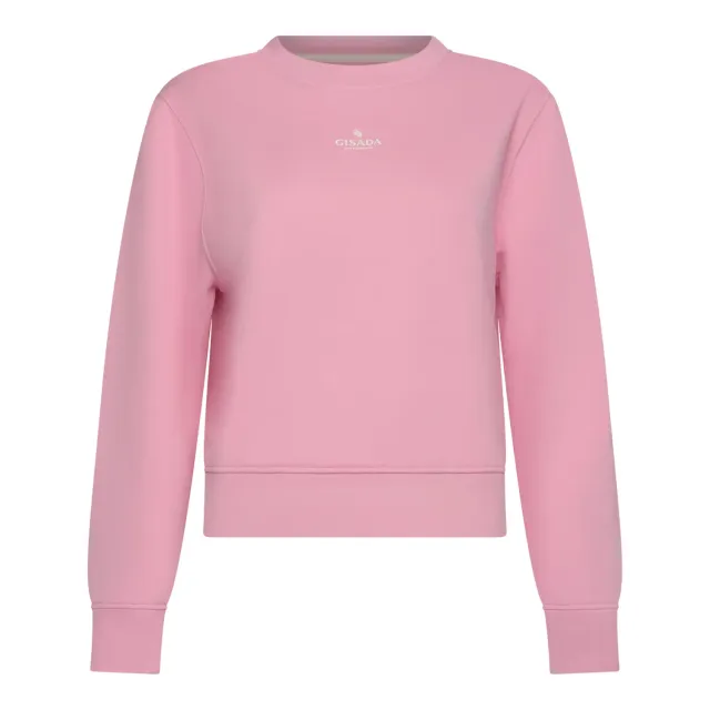 Gisada 6002 sweatshirt rosa cropped dame