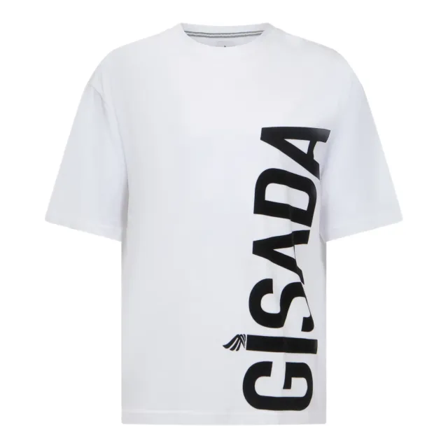 Gisada 1010 t-skjorte hvit oversized kraftig