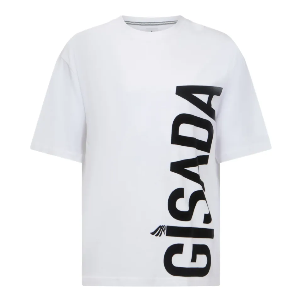 Gisada 1010 t-skjorte hvit oversized kraftig