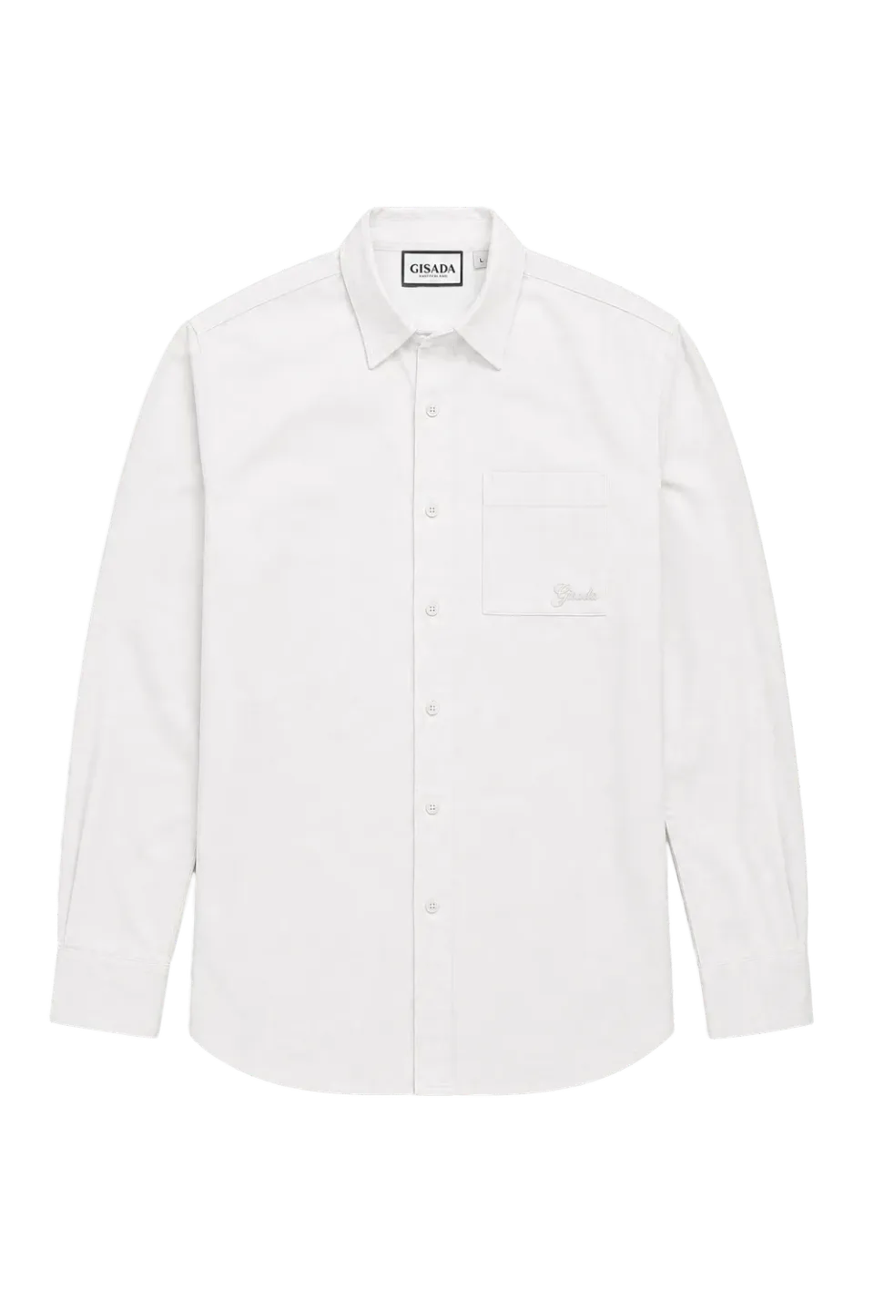 Gisada 1116 skjorte hvit casual herre