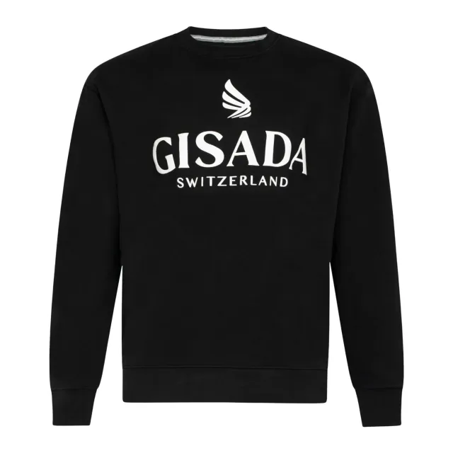 Gisada 3000 Regular Fit genser svart puffprint