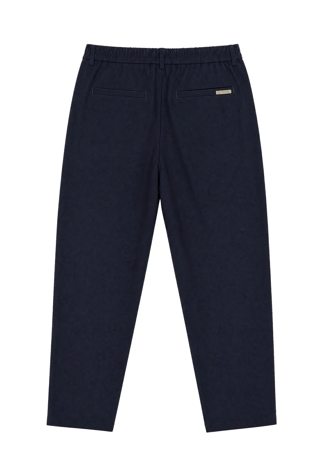 Gisada 1114 bukse navy ullblanding plissert