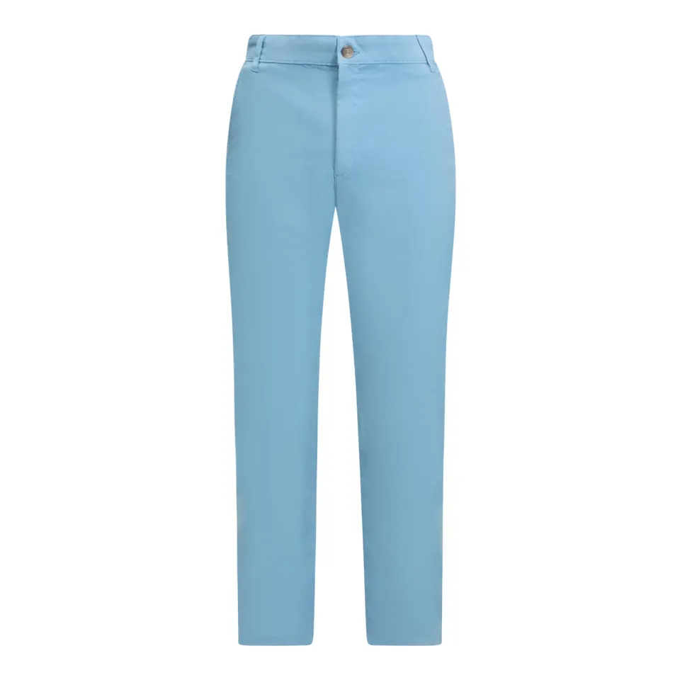 Gisada Madrid 1108 Chino Ice Blue rett bomull