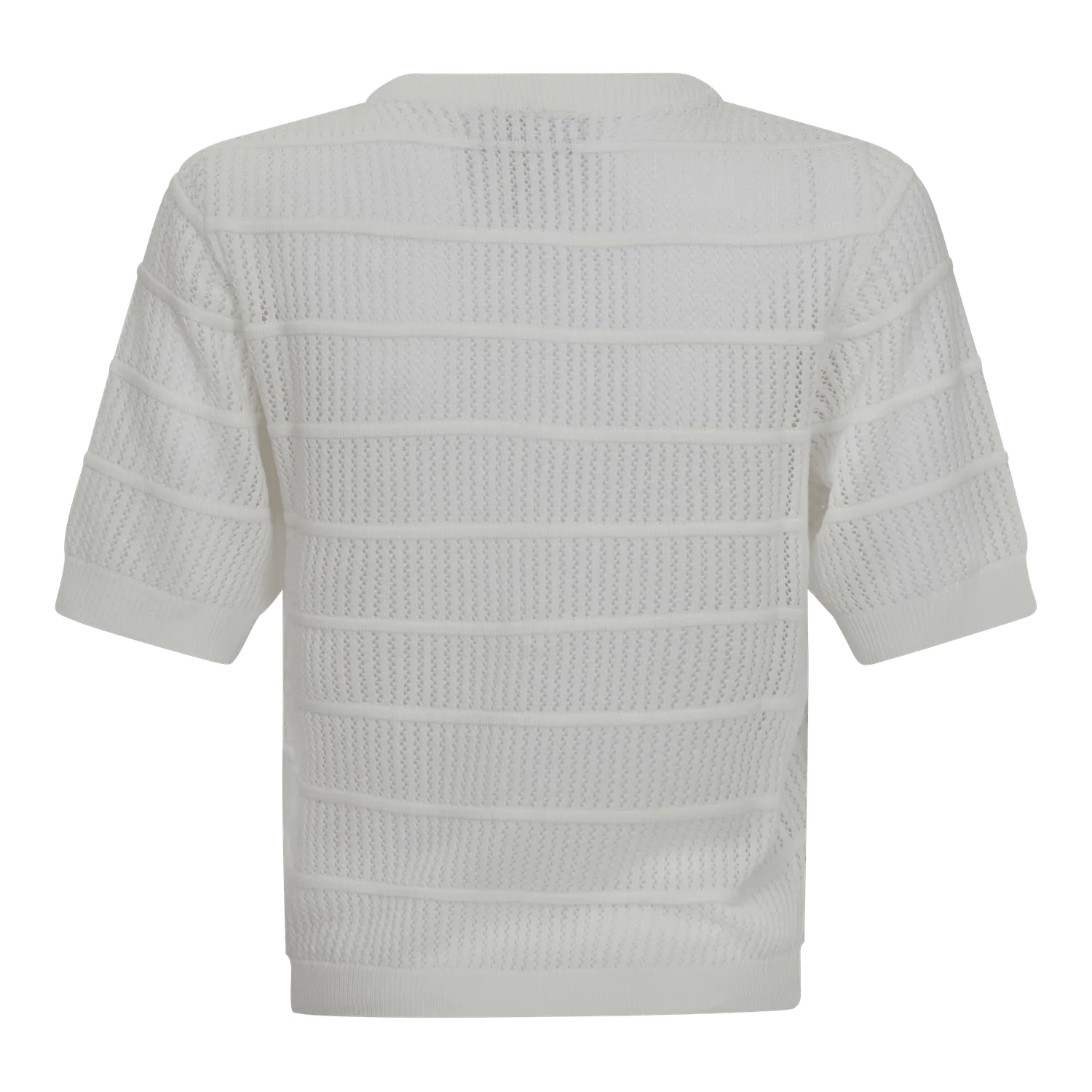Gisada 1502 cardigan elfenben pointelle