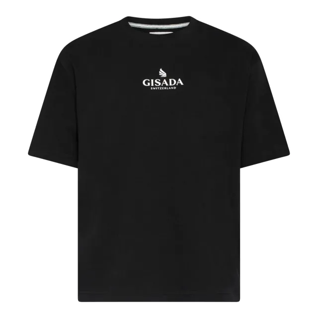Gisada Chicago 1009 t-skjorte svart oversized herre
