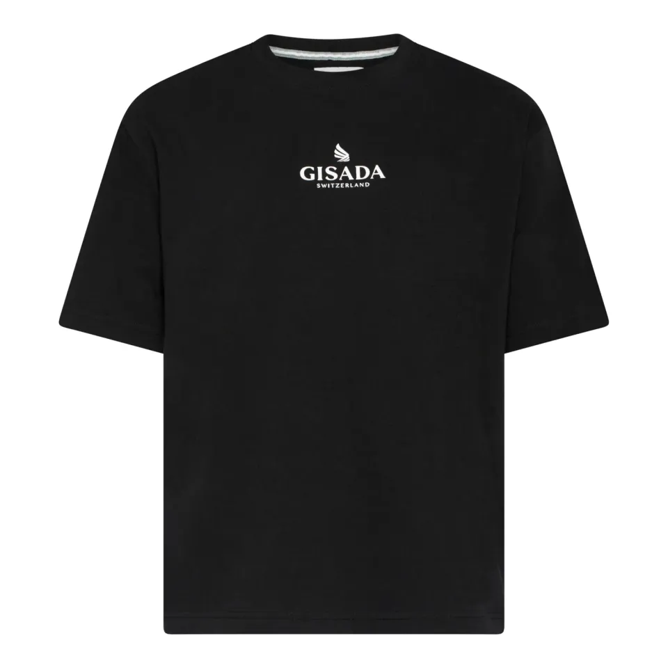 Gisada Chicago 1009 t-skjorte svart oversized herre