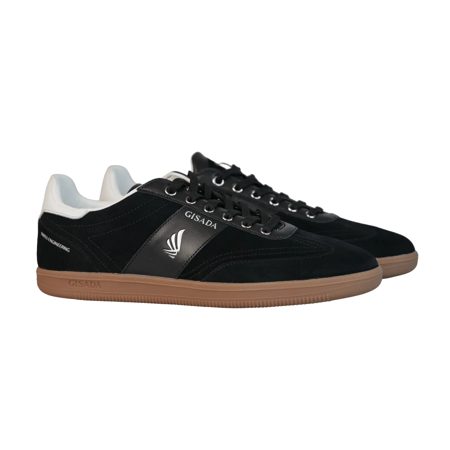 Gisada 17003 V05 sneaker svart semsket skinn