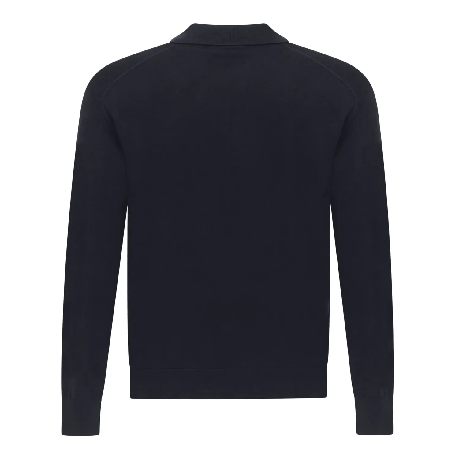 Gisada 1201 langermet polo navy bomull herre