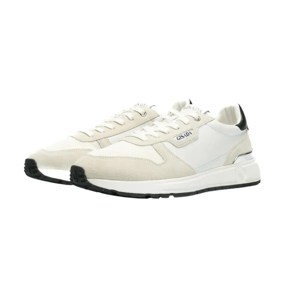 Gisada 17000 Las Vegas sneakers hvit svart