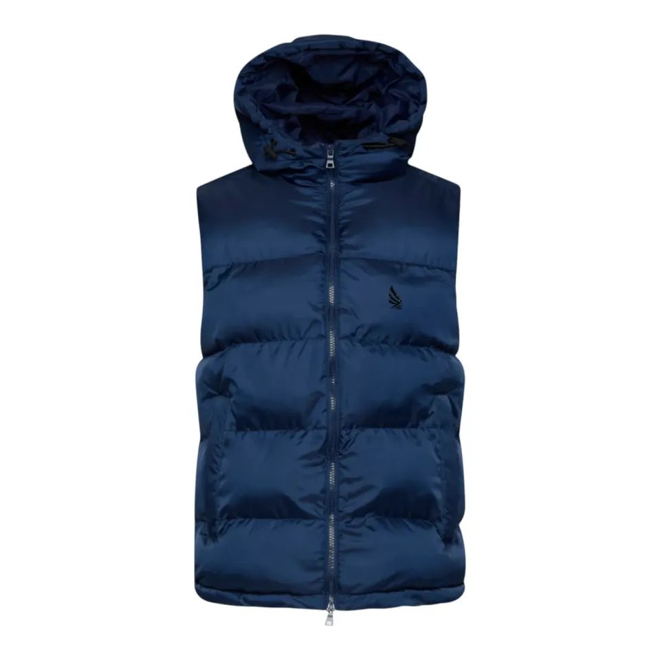 Gisada 1312 puffervest Navy quiltet nylon