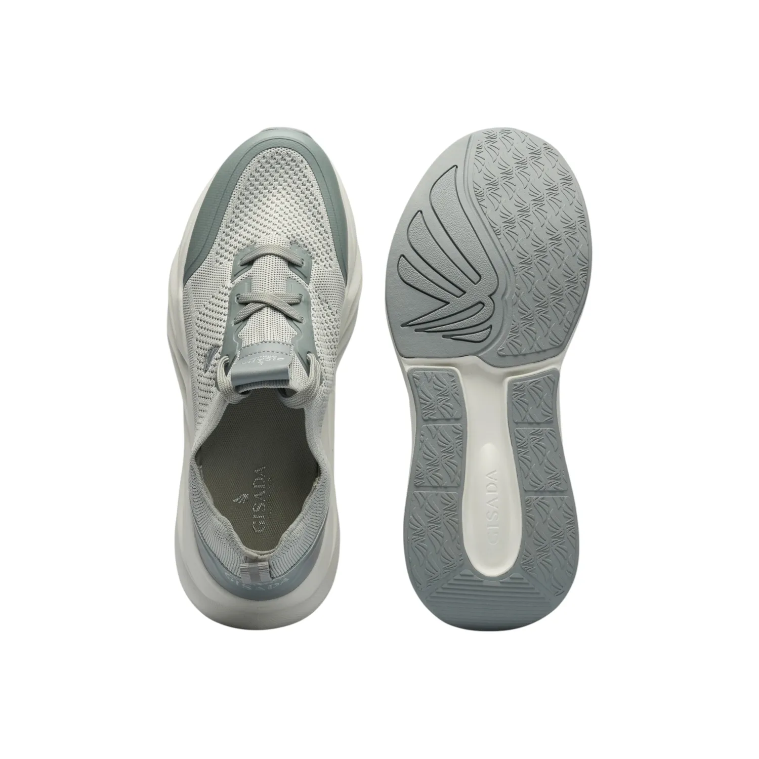 Gisada Knit Runner High sneakers grå mesh