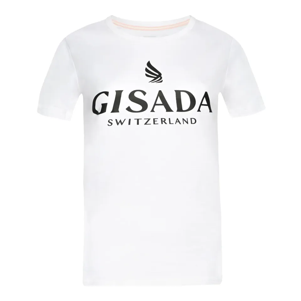 Gisada 5000 t-skjorte hvit jersey bomull