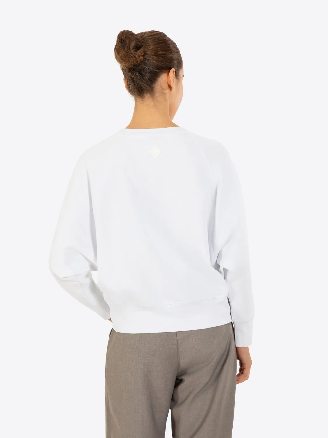 Gisada 6011 sweatshirt hvit bomull Matterhorn-trykk