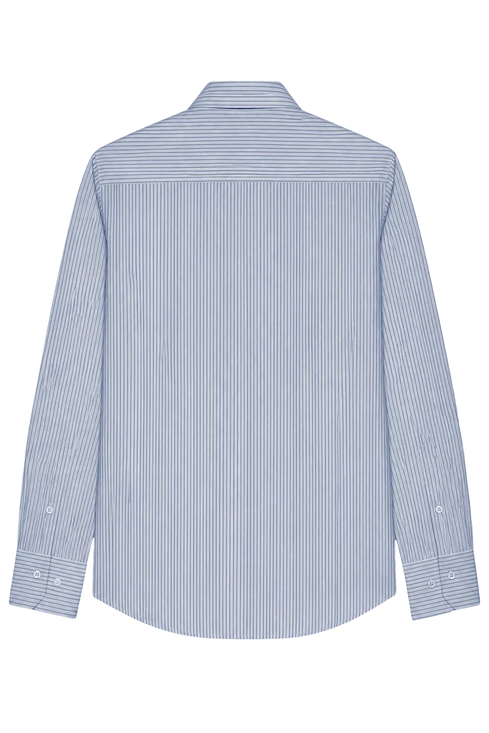 Gisada 1118 skjorte herre Navy stripet bomull