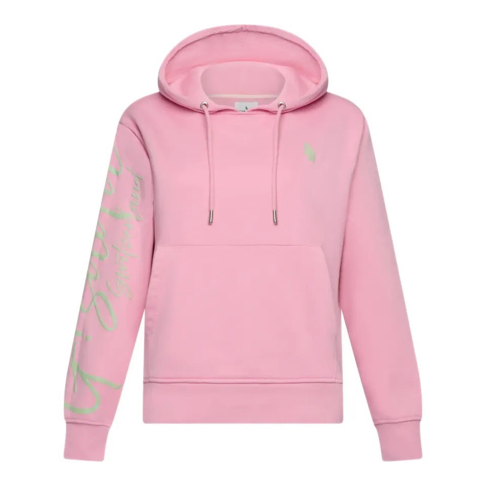 Gisada 6007 hettegenser rosa puff-trykk
