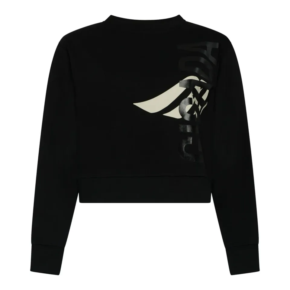 Gisada Berlin 6003 sweatshirt dame Black cropped