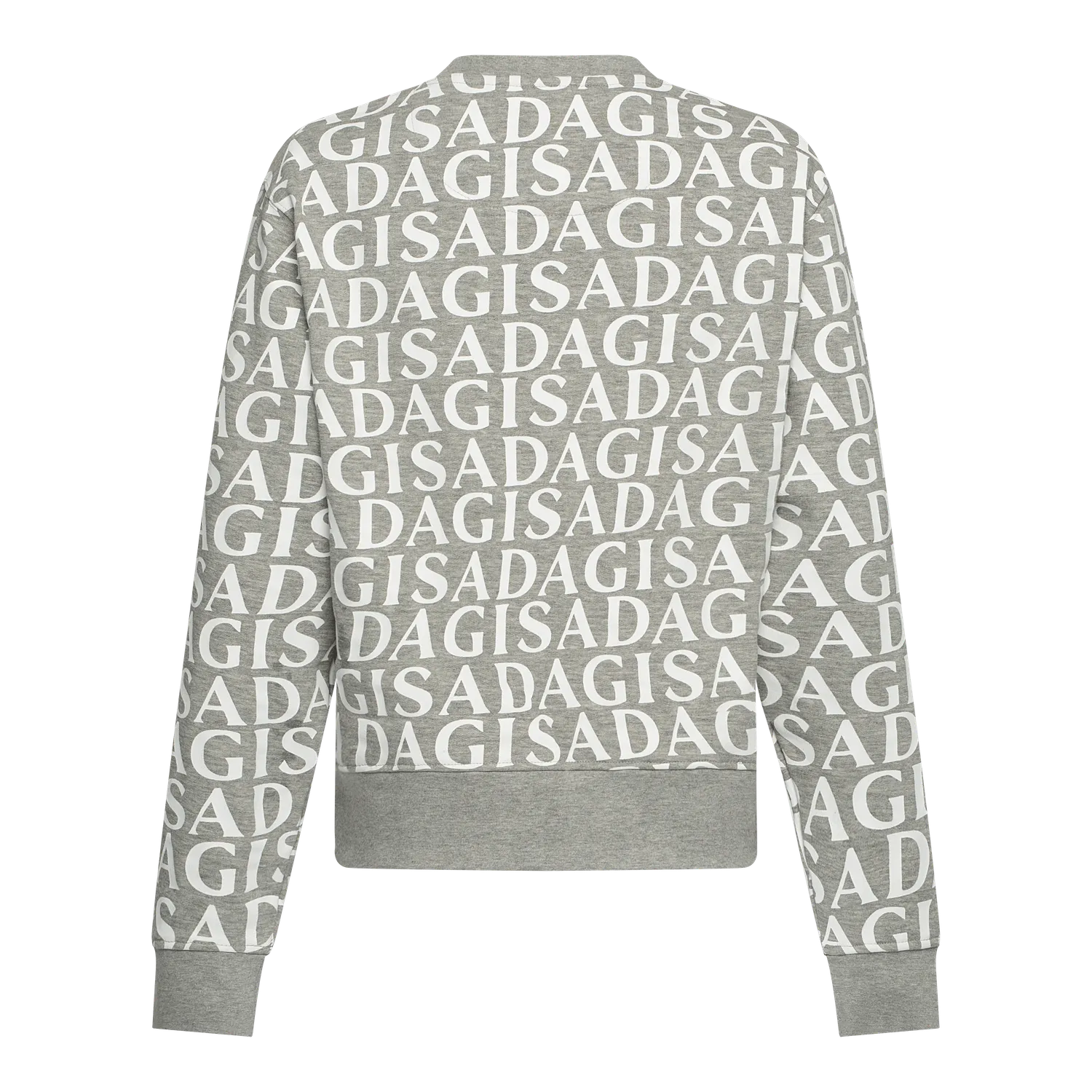 Gisada Berlin 6005 sweatshirt Cool Grey monogram