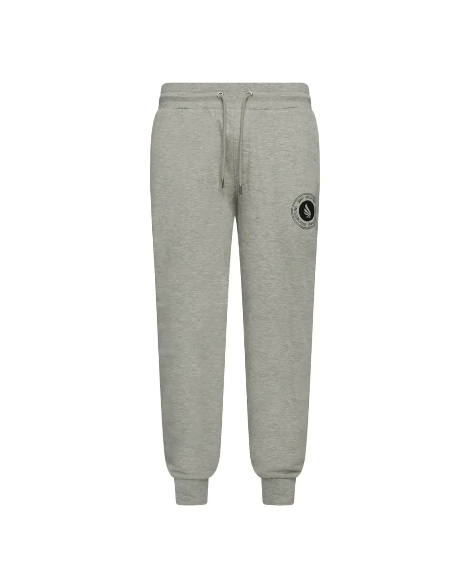 Gisada 4000 jogger grå bomull flock-print