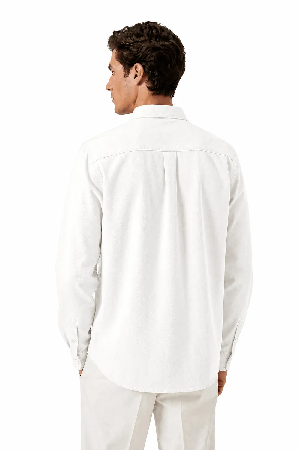 Gisada 1116 skjorte hvit casual herre