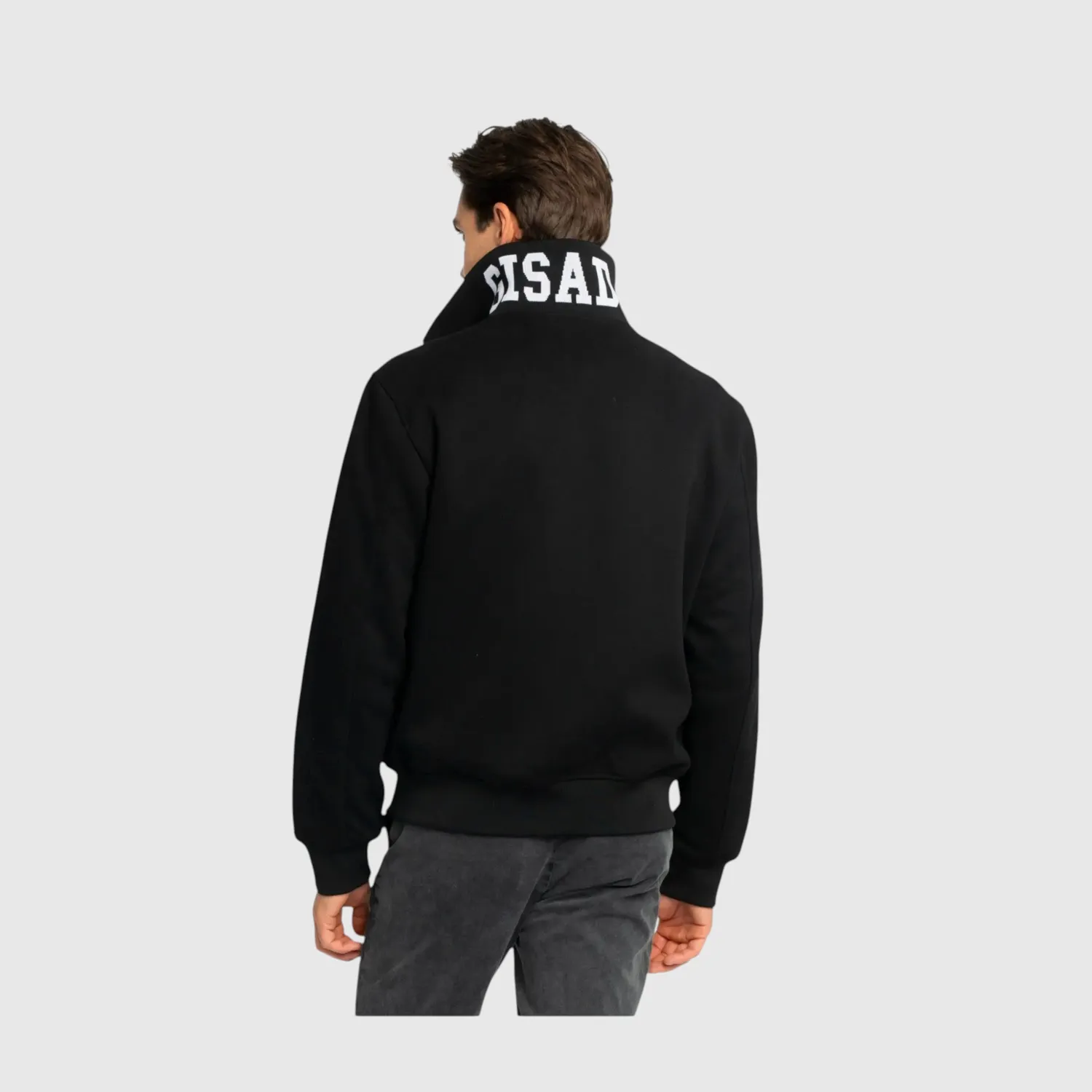 Gisada 1310 vindjakke svart regular fit strikk