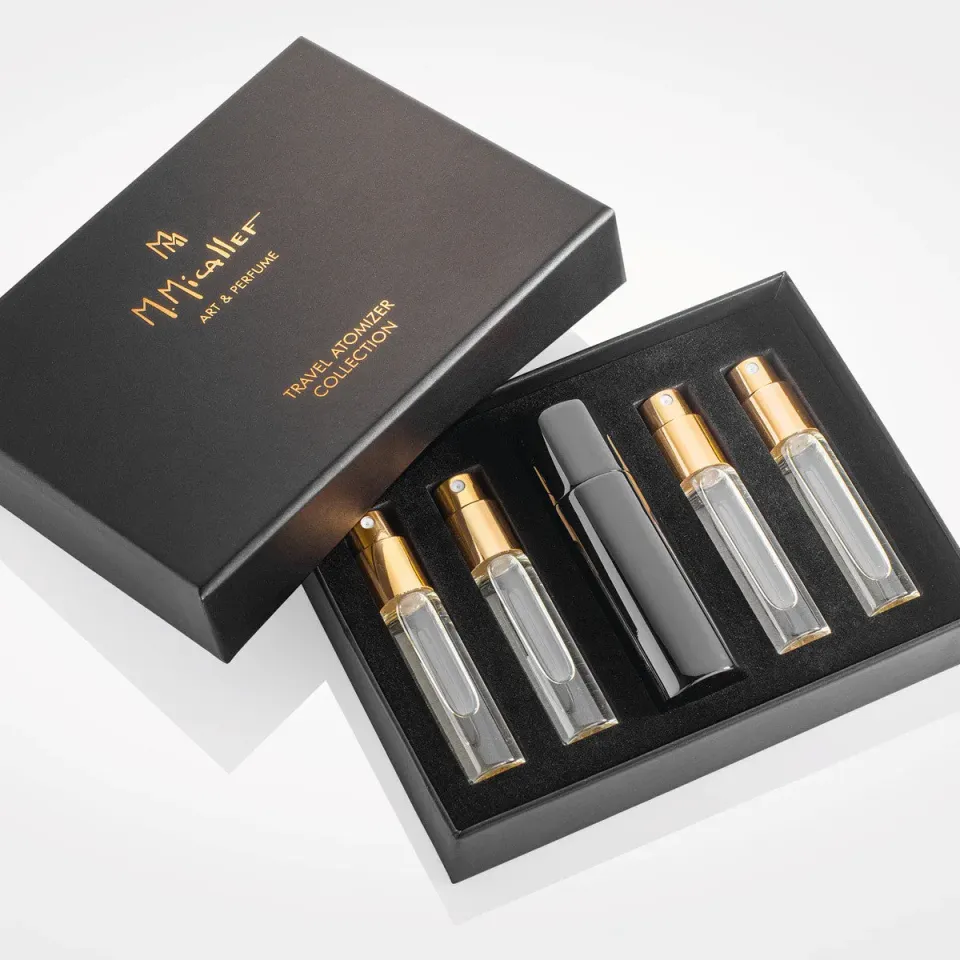 M.Micallef Travel Atomizer herre parfymesett 4x10 ml