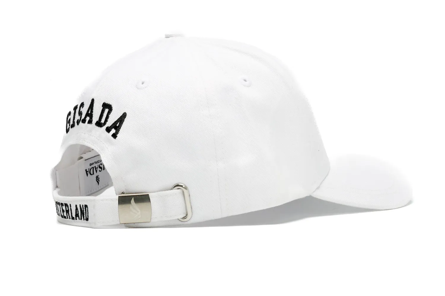 Gisada 8004 caps brodert G hvit blå
