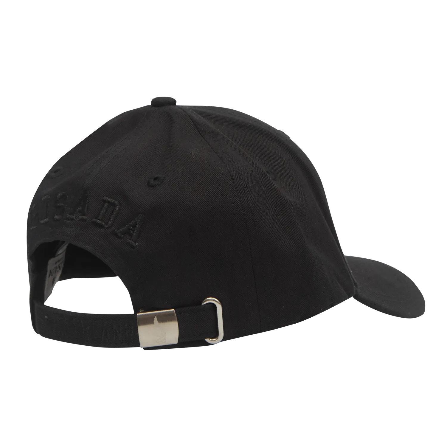 Gisada 8004 caps svart brodert G bomullstwill