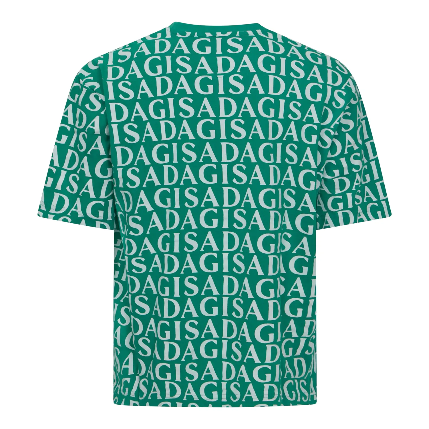 Gisada 1008 t-skjorte smaragdgrønn oversized herre