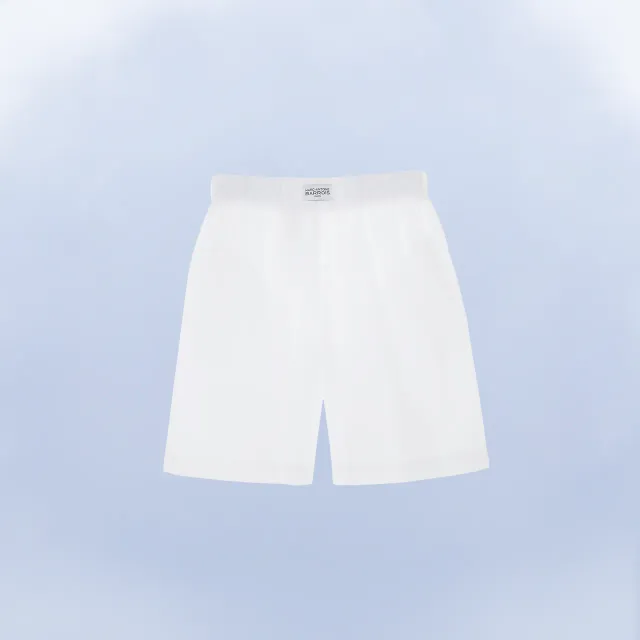 Marc Antoine Barrois Le Montréal shorts hvit elastisk midje