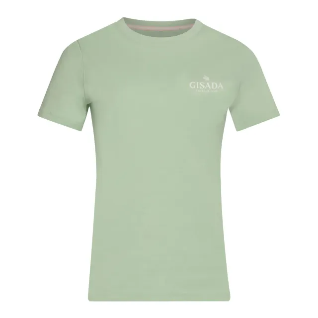 Gisada 5002 t-skjorte bomull mint silikonlogo