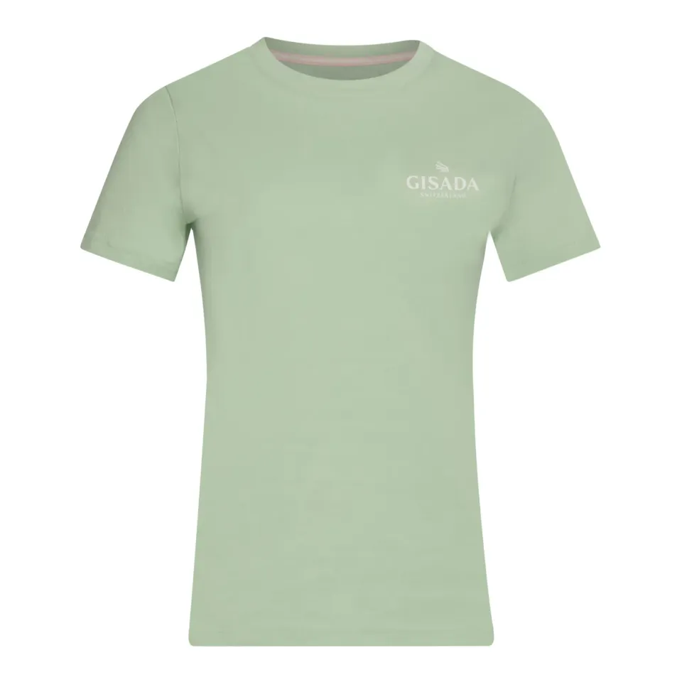 Gisada 5002 t-skjorte bomull mint silikonlogo