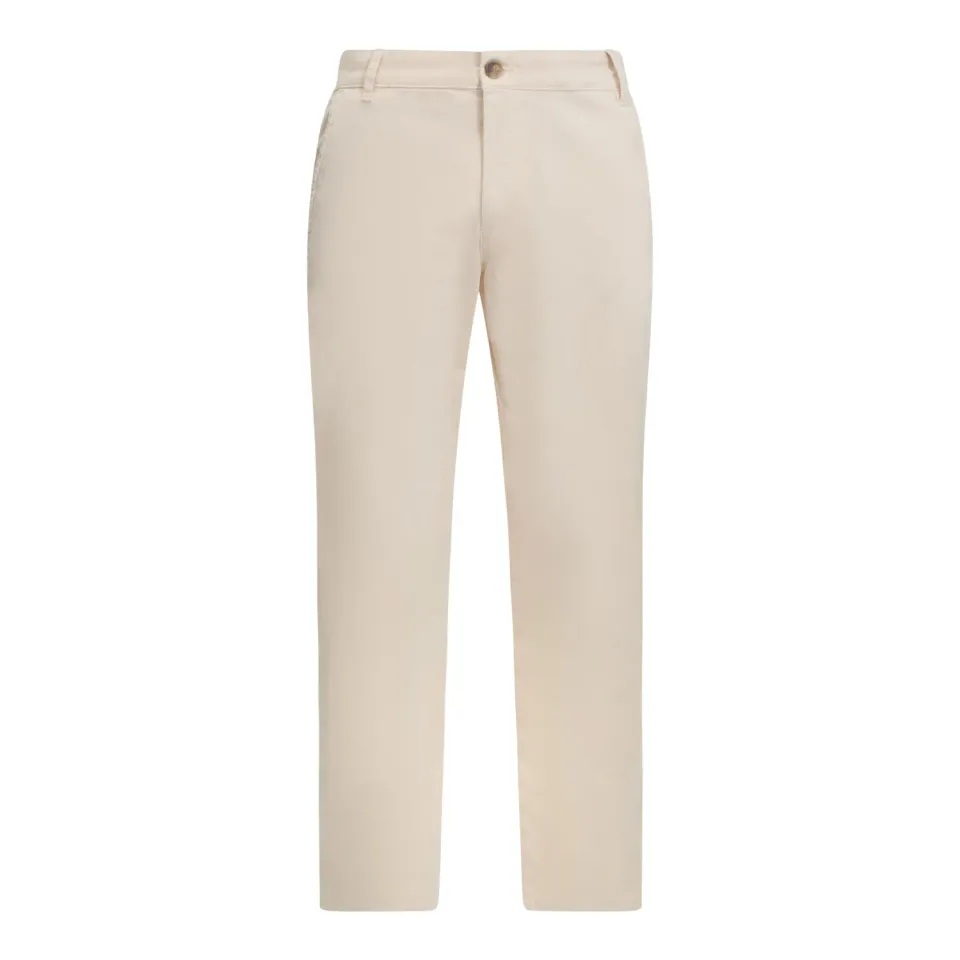 Gisada Madrid 1108 chinos beige bomull rett