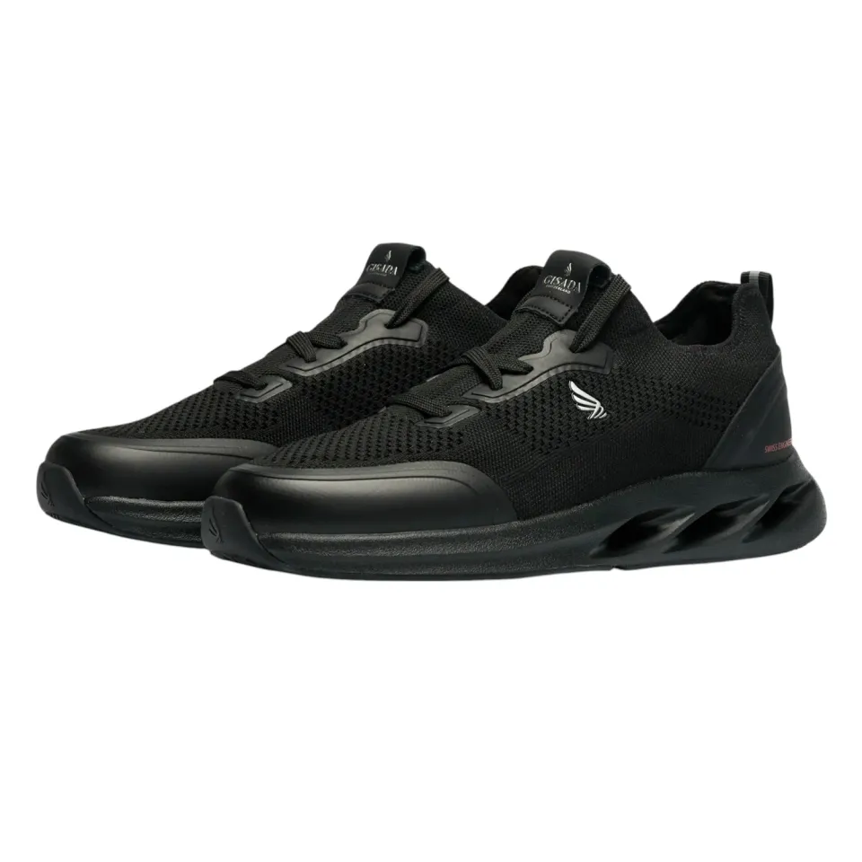 Gisada 16002 Flow Knit Runner sneakers svart