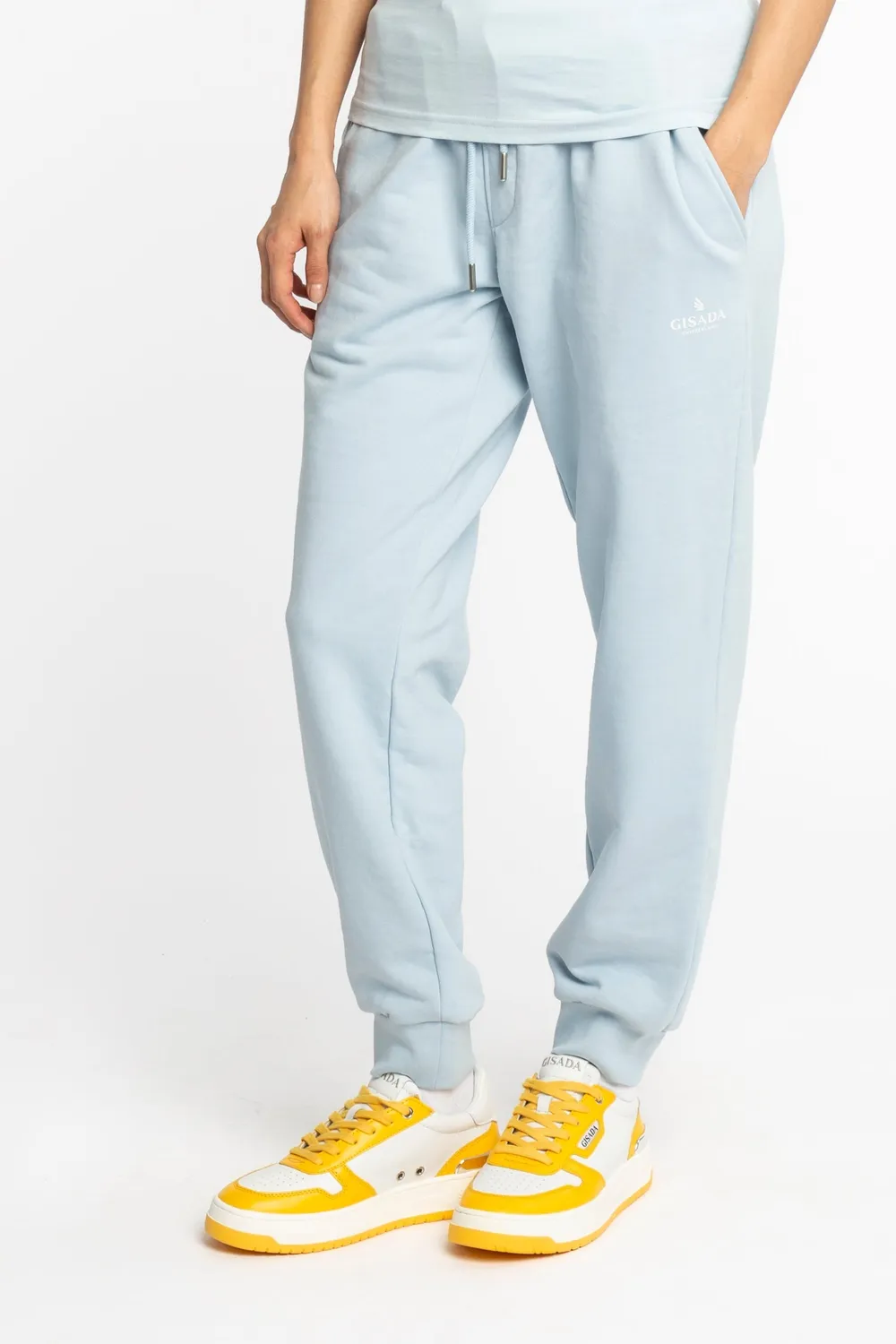 Gisada 4004 sweatpants dame ice blue bomull