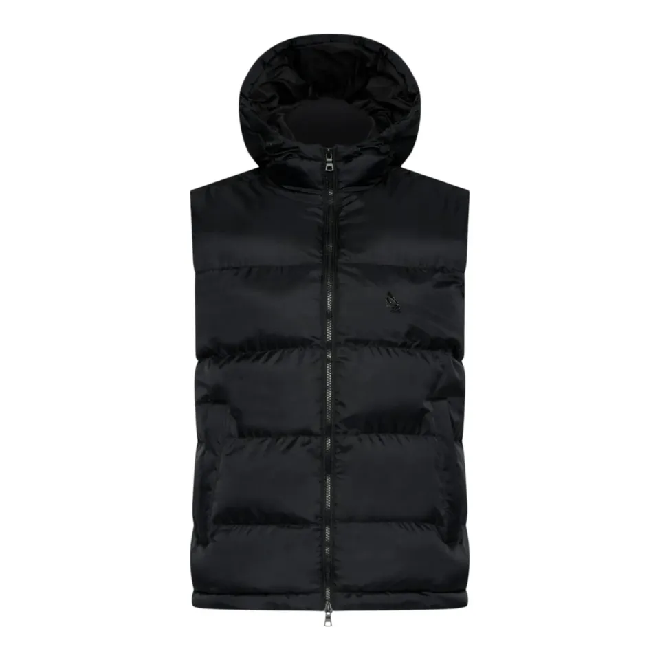 Gisada 1312 boblevest sort nylon herre