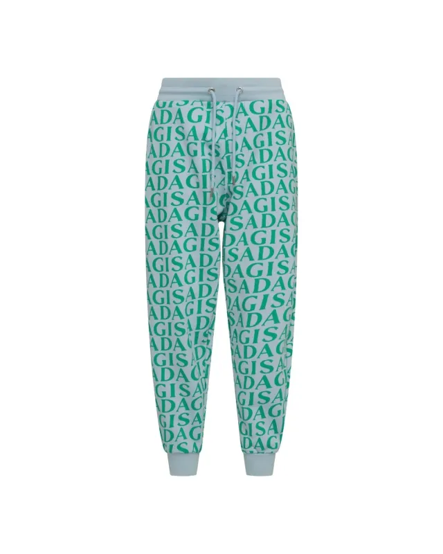 Gisada 7001 jogger ice blue regular fit print