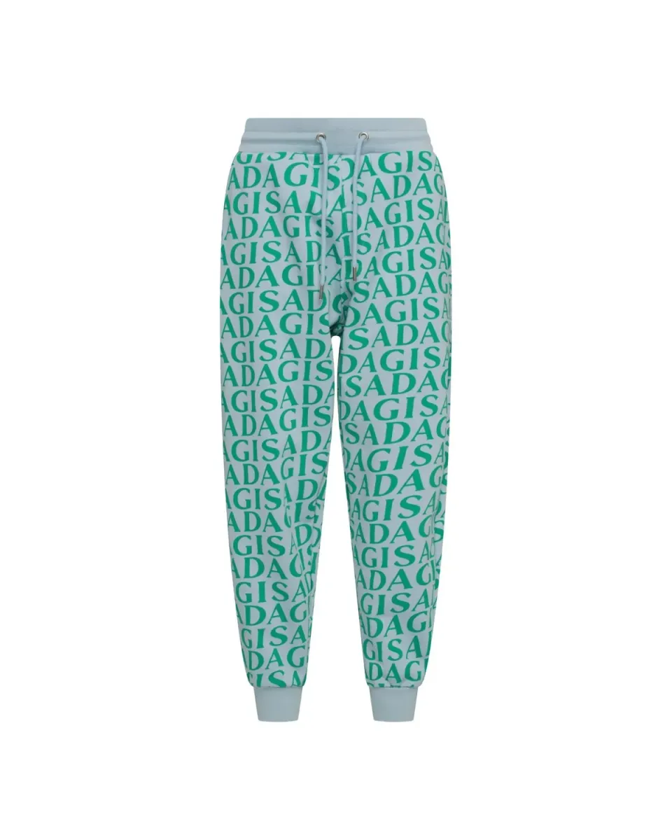 Gisada 7001 jogger ice blue regular fit print