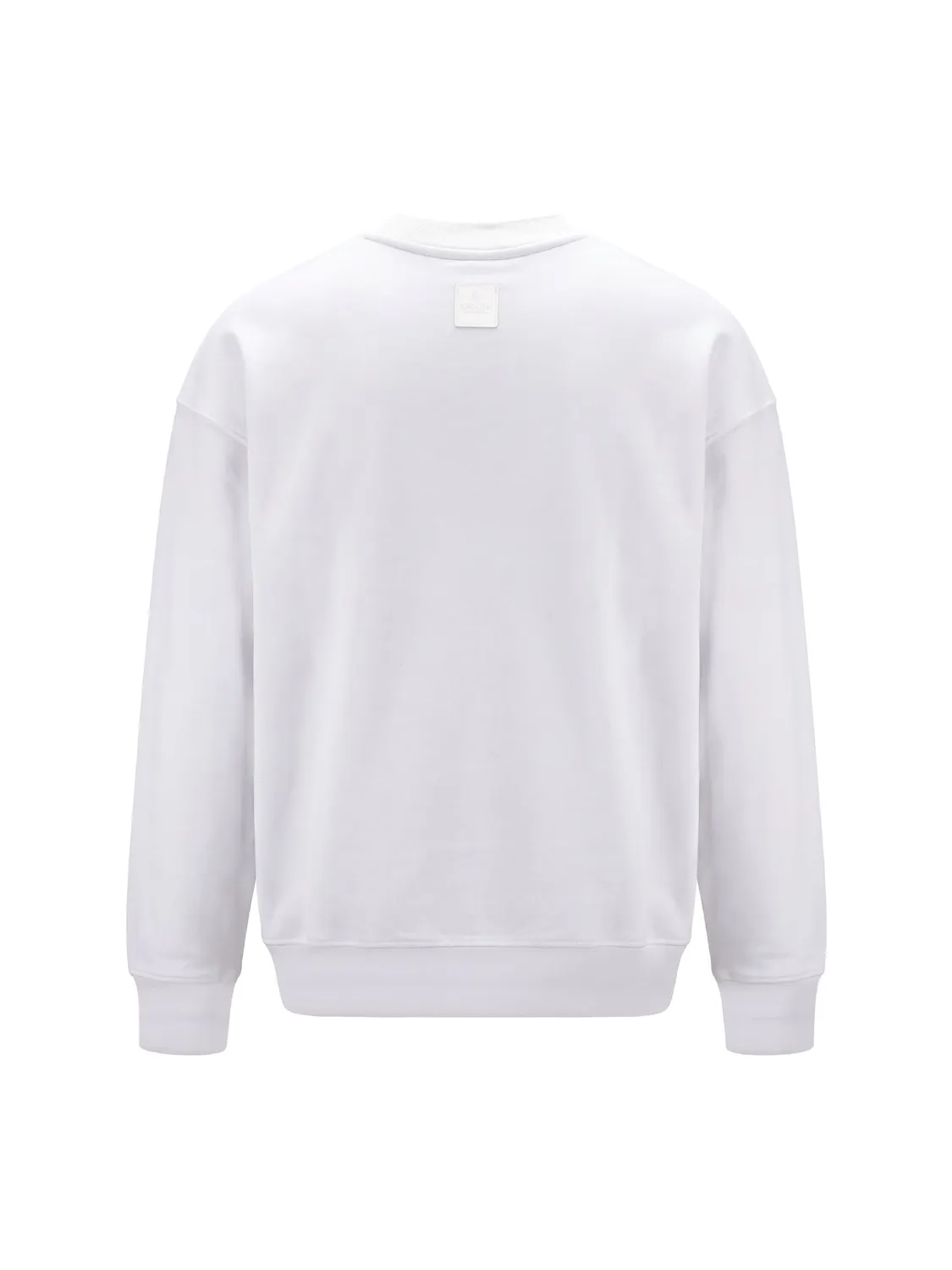 Gisada 3012 sweatshirt hvit bomull matterhorn-trykk