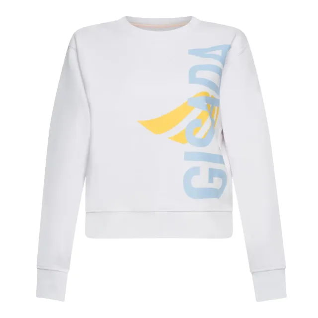 Gisada Berlin 6003 crop sweatshirt Hvit bomull