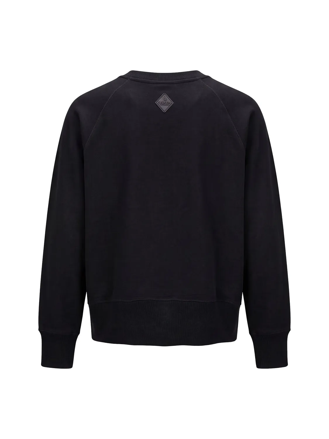 Gisada Fine Cotton sweatshirt svart cropped dame