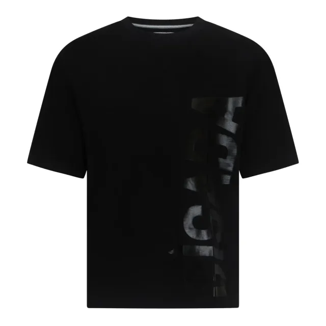 Gisada Chicago 1010 oversized t-skjorte svart tung bomull