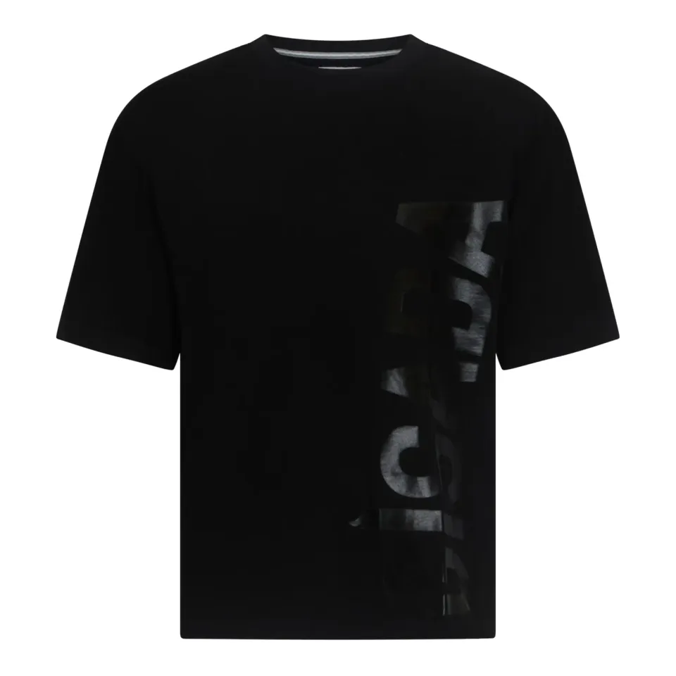 Gisada Chicago 1010 oversized t-skjorte svart tung bomull